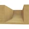 Ekena Millwork 6in. W x 4in. H x 12in. L Durham Woodgrain TimberThane Rafter Tail, Primed Tan RFTUR06X04X12DURRCPR - alternate 5